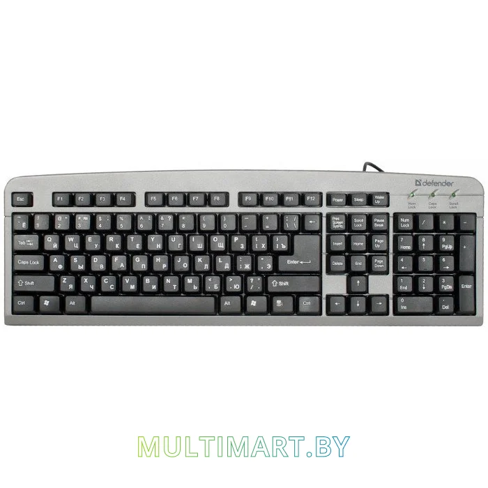 Клавиатура Defender Element HB-520 USB (серый)
